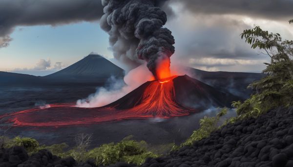 L’éruption du Piton de la Fournaise et son impact environnemental